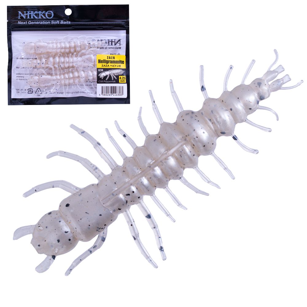 NIKKO KASEI Scented Soft Bait Lure ZAZA HELLGRAMMITES 4.25inch - Image 9