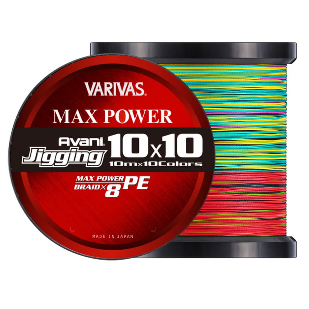 VARIVAS Premium Quality X8 Braid Line Avani Jigging 10×10 MAX POWER 600m