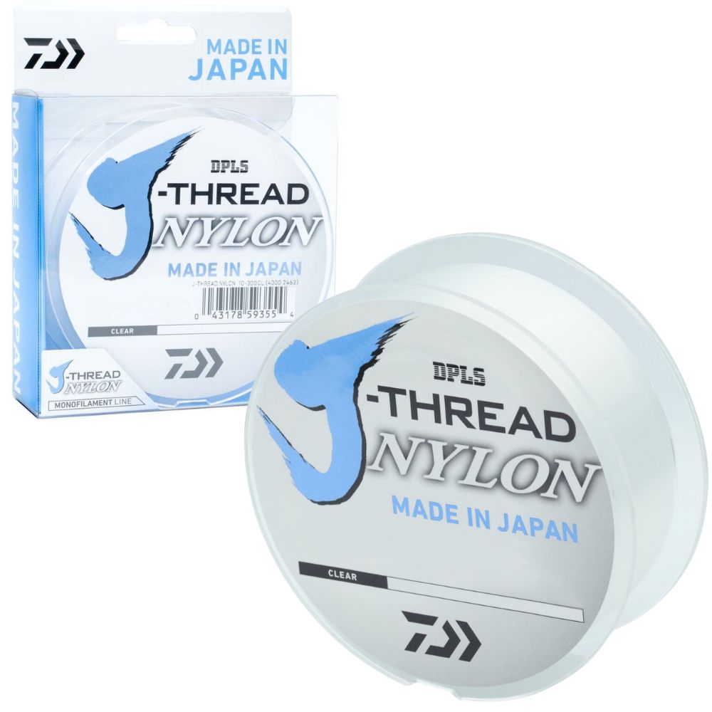 DAIWA Premium Quality Saltwater Fishing J-THREAD NYLON 300m/Clear