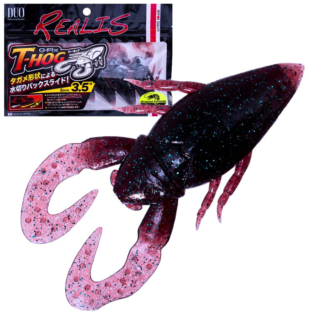 DUO Realis Bass Fishing Scented Soft Bait Lure G-FIX T-HOG 3.5in - Image 10