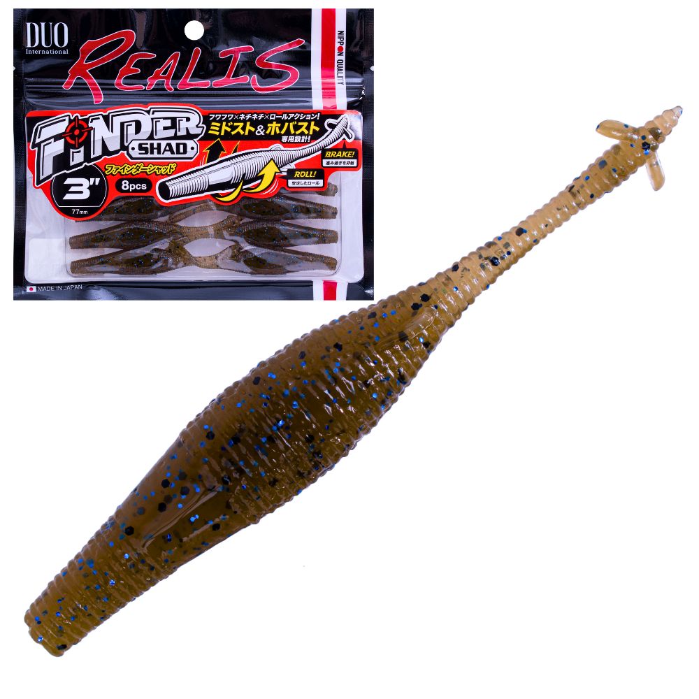 DUO Scented Soft Bait Lure REALIS FINDER SHAD 3.0 - Image 4