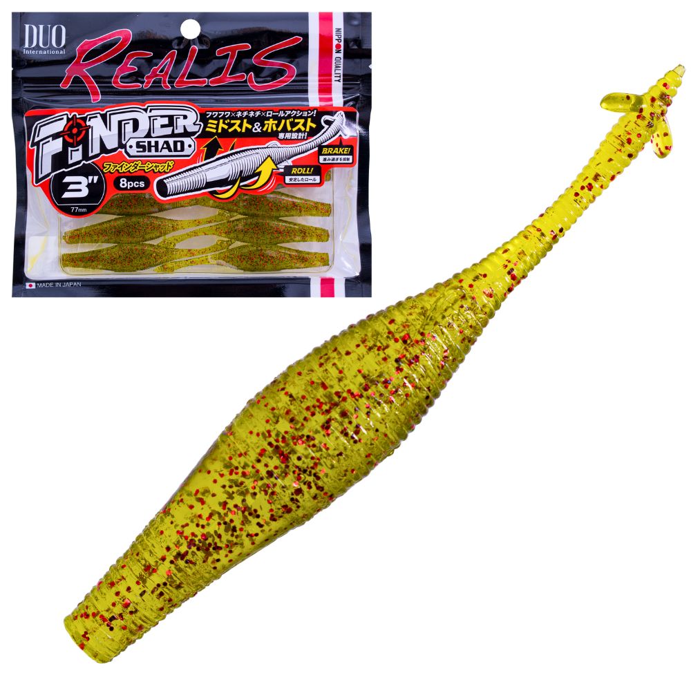 DUO Scented Soft Bait Lure REALIS FINDER SHAD 3.0 - Image 5