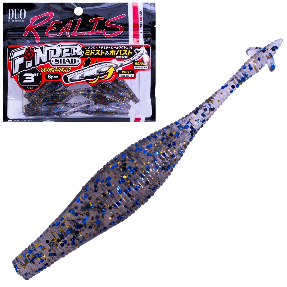 DUO Scented Soft Bait Lure REALIS FINDER SHAD 3.0 - Image 7