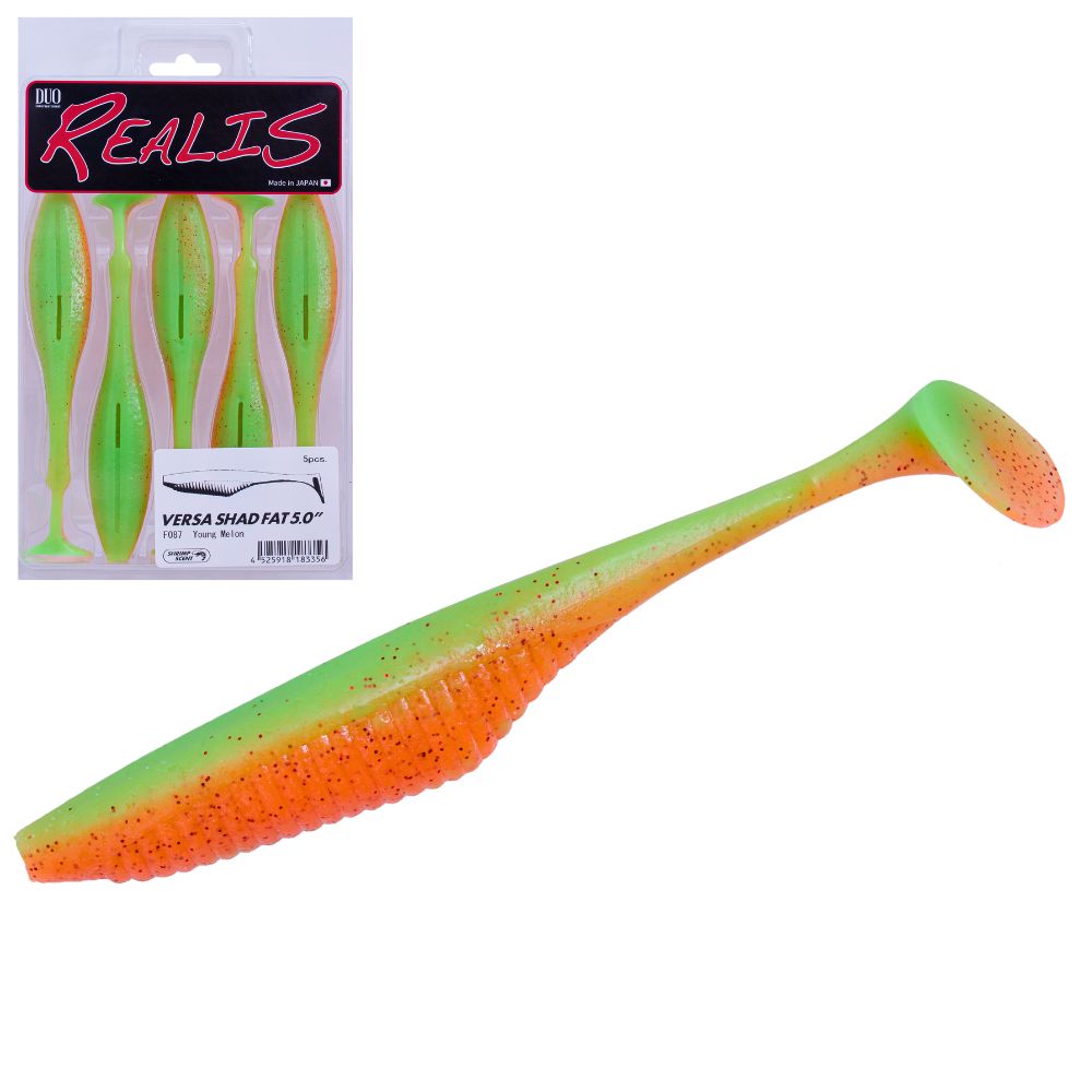 DUO Scented Soft Bait Lure REALIS VERSA SHAD FAT 5.0 - Image 4
