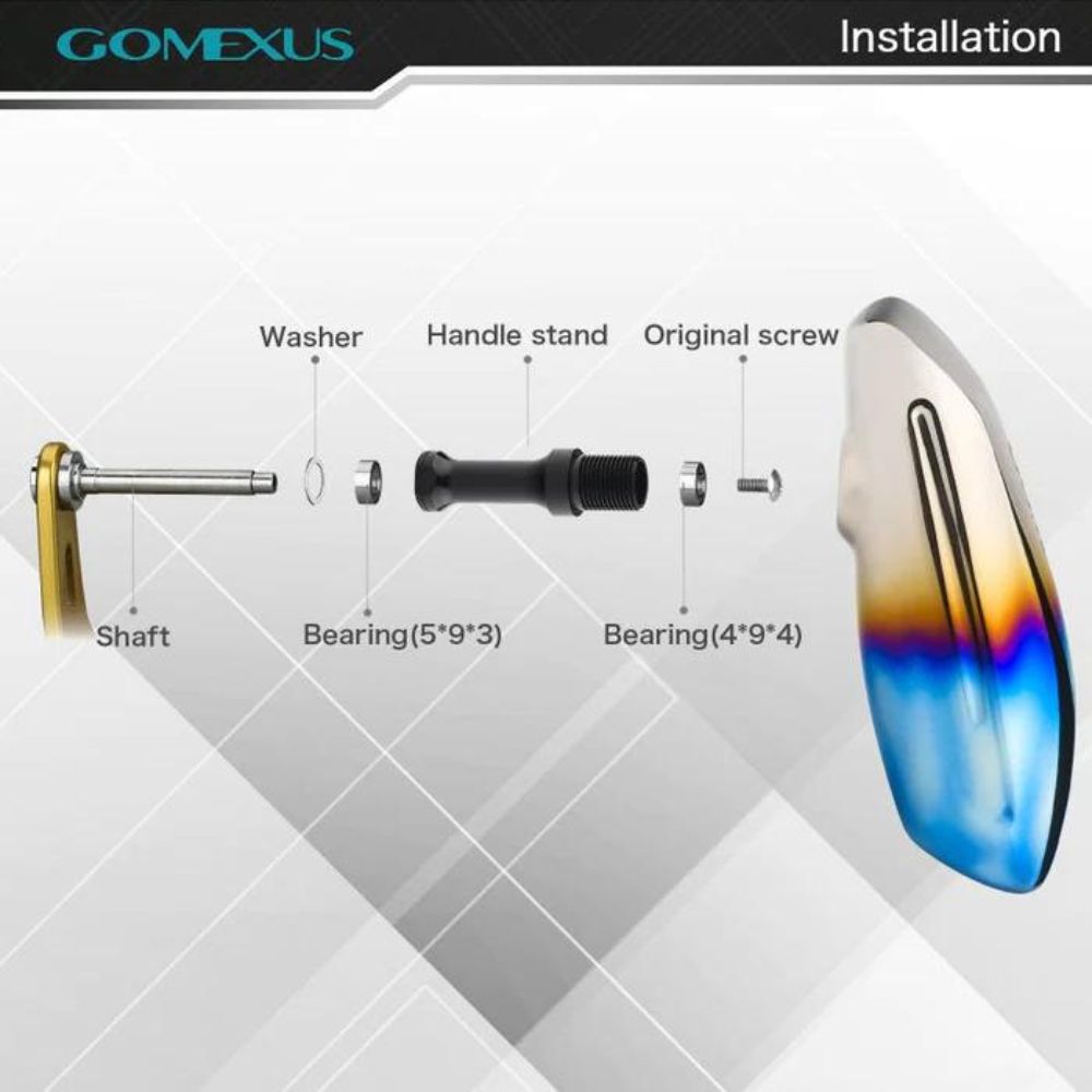 GOMEXUS Fishing Reel Power T-Bar For Shimano TITANIUM T105B - Image 8