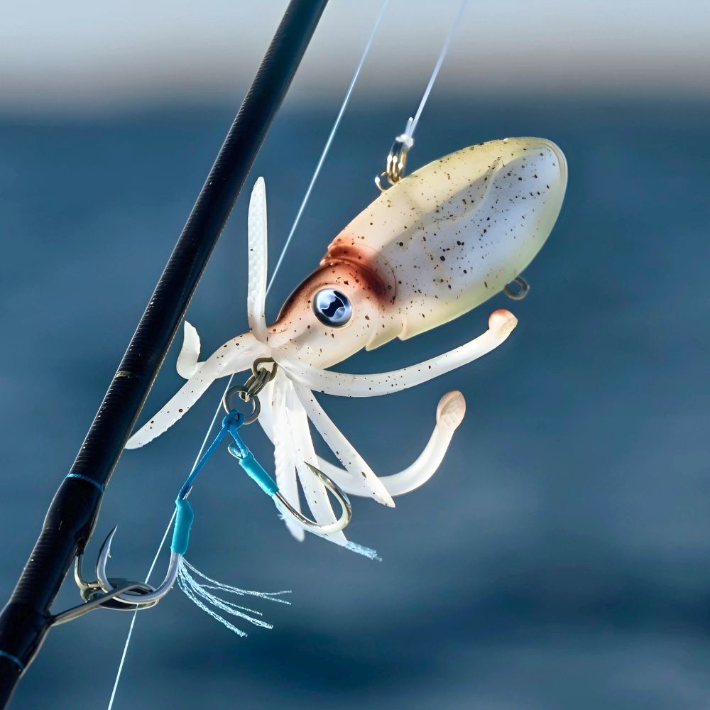 NOMAD DESIGN Saltwater Fishing Squid Vibe Scented Soft Lure SQUIDTREX 85mm/21g - Image 2