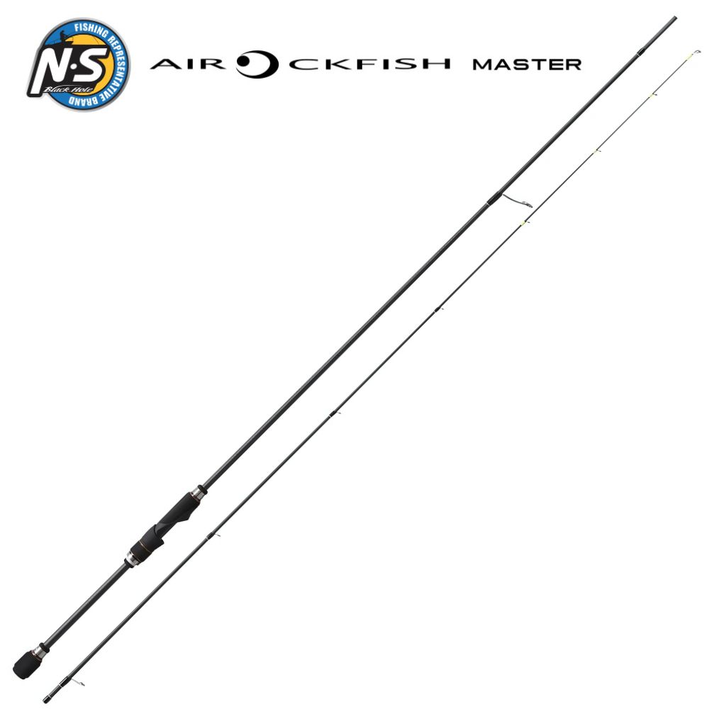 NS BLACK HOLE Ultra Light Fishing Spinning Rod AIR ROCKFISH MASTER S-762UL