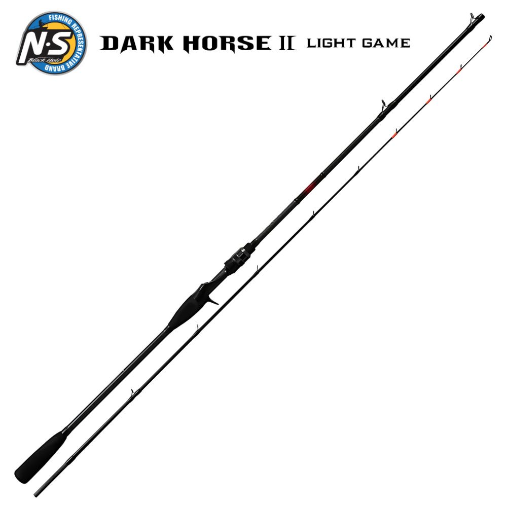 NS BLACK HOLE Saltwater Boat Fishing Baitcasting Rod DARK HORSE II LIGHT GAME B-672H2MF