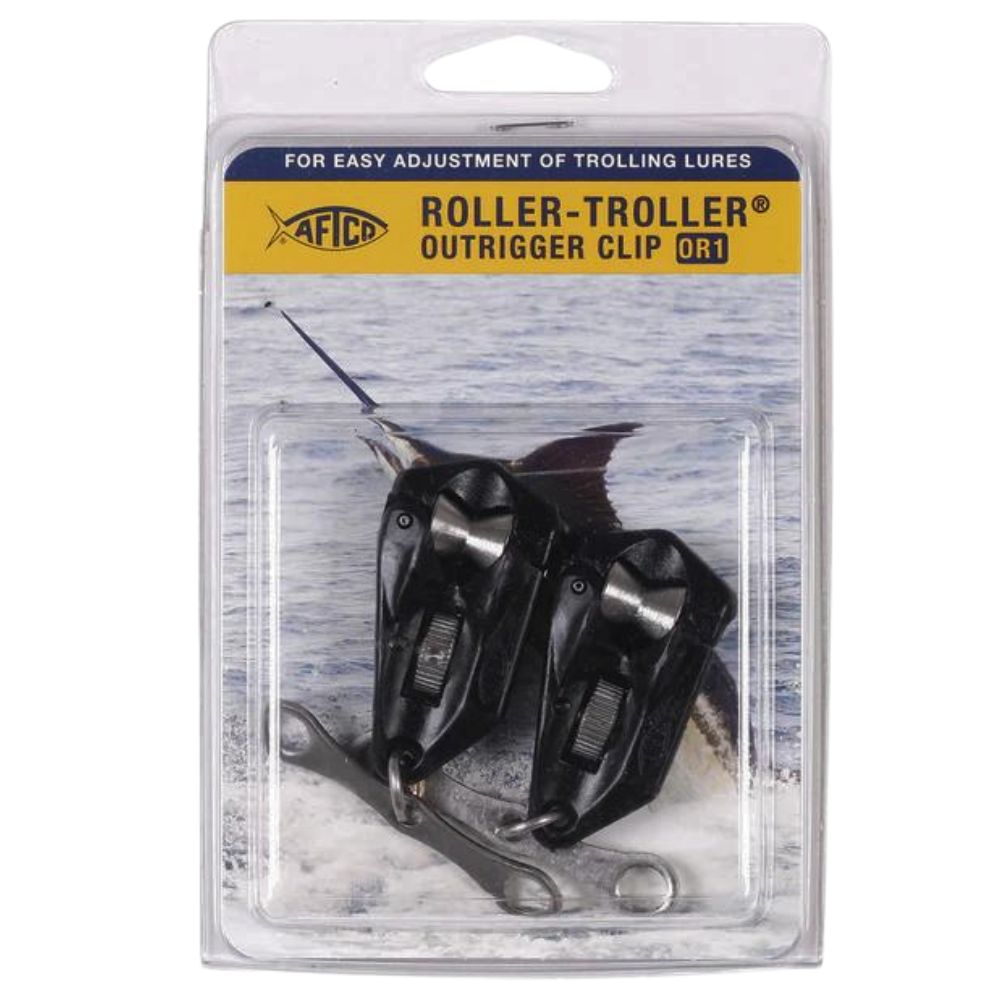 AFTCO Offshore Trolling Accessories ROLLER-TROLLER Outrigger Clip OR1B - Image 3