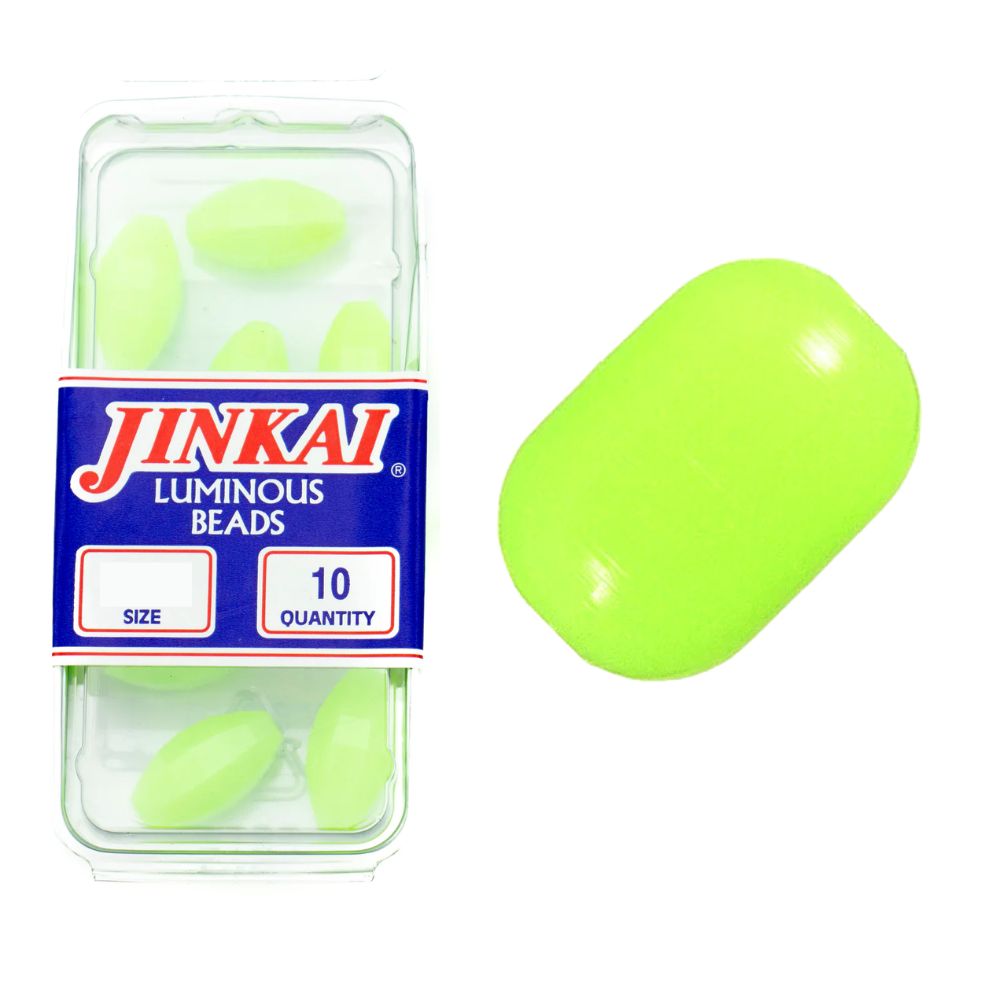 JINKAI Fishing Hard Luminous Beads Small/10pcs