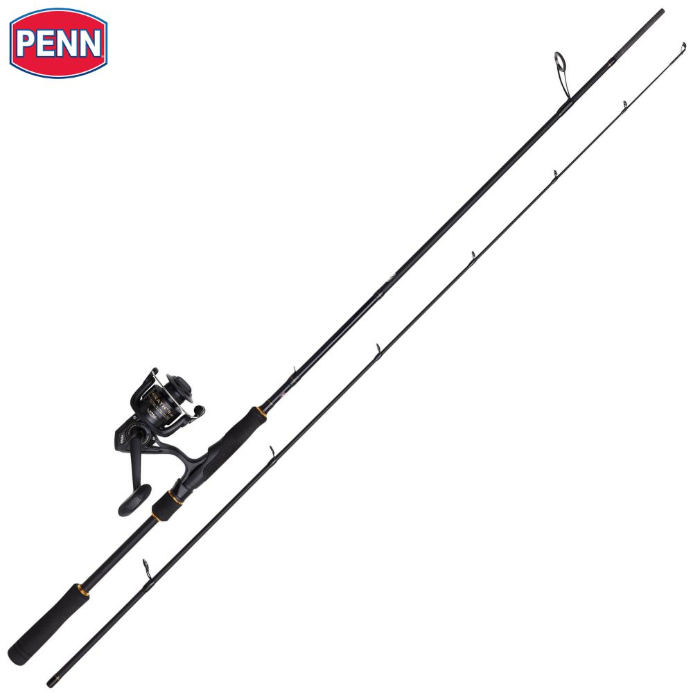 PENN Saltwater Fishing Spinning Rod-Reel Combo WRATH II LABRAX