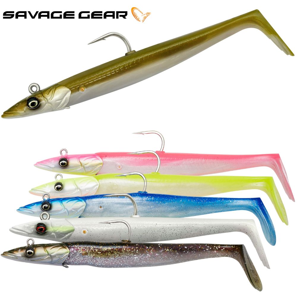 SAVAGE GEAR Realistic Soft Bait Lure SANDEEL V2 18cm/86g