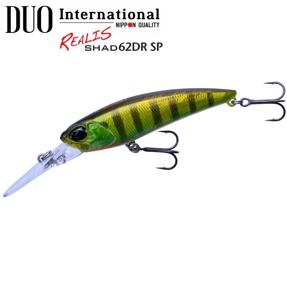 DUO Diving Minnow Bait Lure REALIS SHAD 62DR SP