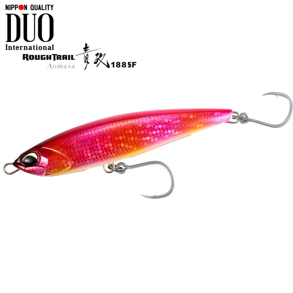 DUO Offshore Fishing Stickbait Lure Rough Trail AOMASA 188SF W/Hook AQA0406 Coral Red