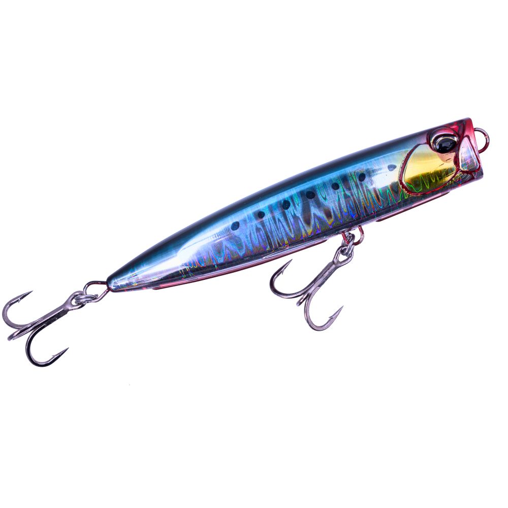 DUO Topwater Fishing Slim Popper Lure Rough Trail BUBBLY 135F CPB0054 Genkai Sardine - Image 3