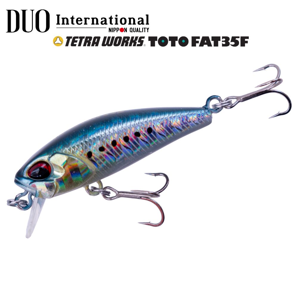 DUO Ultra Light Fishing Sinking Jerkbait Lure TETRA WORKS TOTO FAT 35S