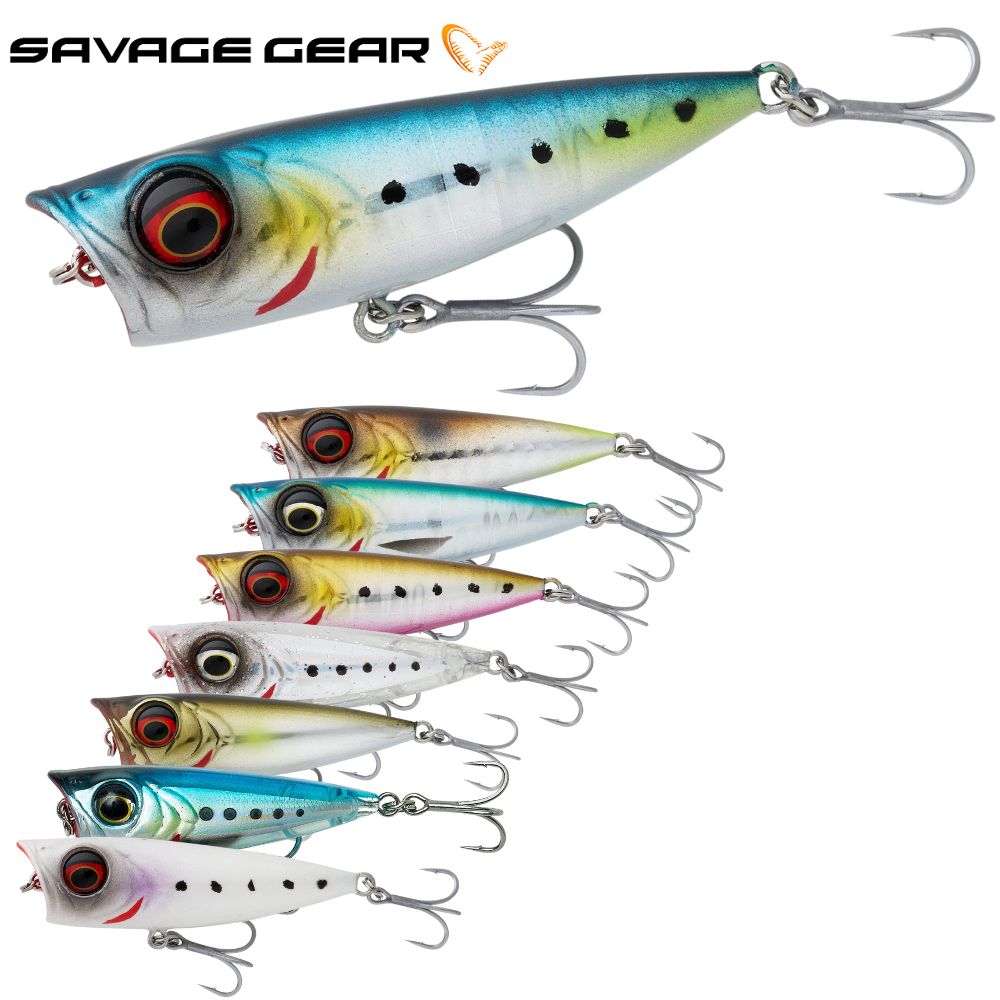 SAVAGE GEAR UL Fishing Topwater Lure MICRO POPPER 4.3cm/3g