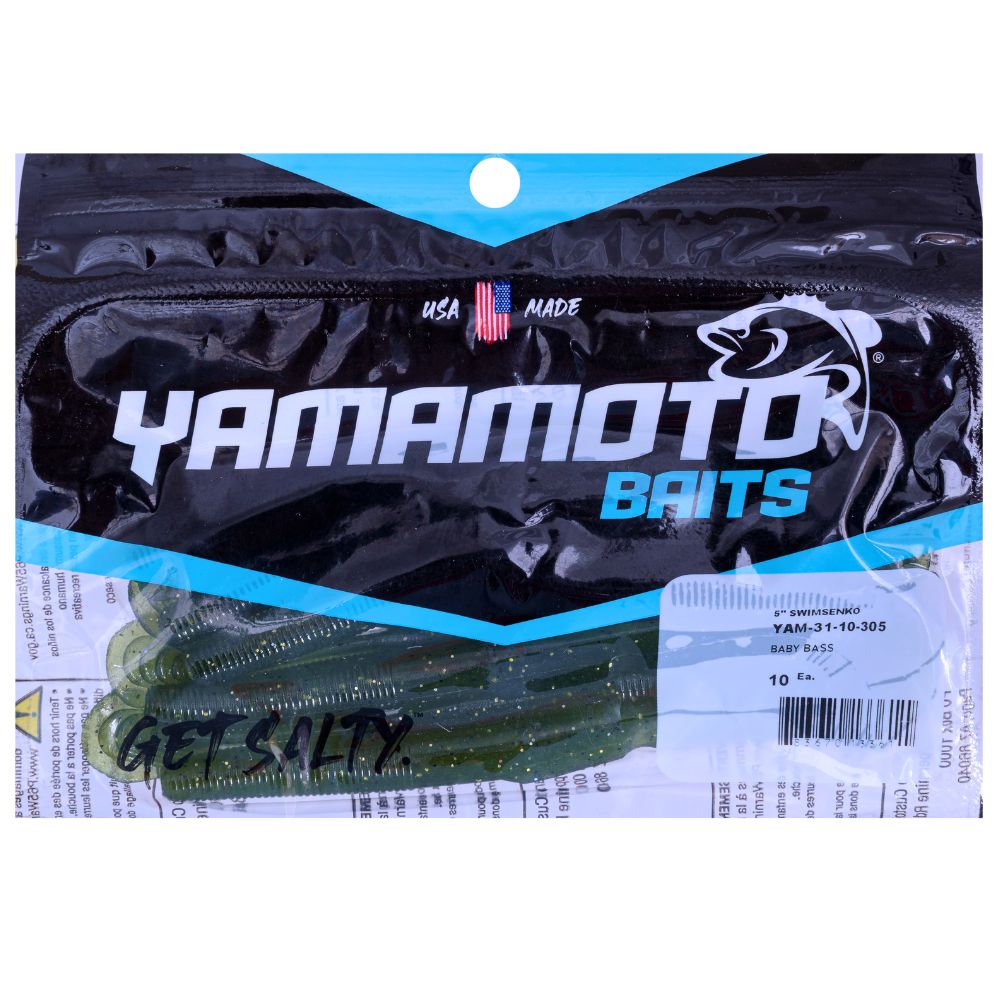 YAMAMOTO BAITS Scented Soft Bait Lure SWIMSENKO 5in Baby Bass - Image 3