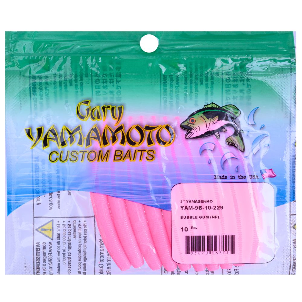 YAMAMOTO BAITS Soft Bait Lure YAMASENKO 3“ Bubble Gum - Image 3