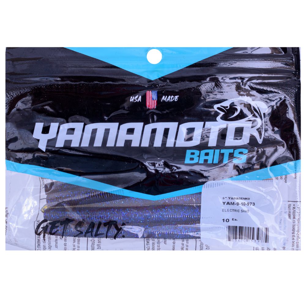 YAMAMOTO BAITS Soft Bait Lure YAMASENKO 5“ Electric Shad - Image 3