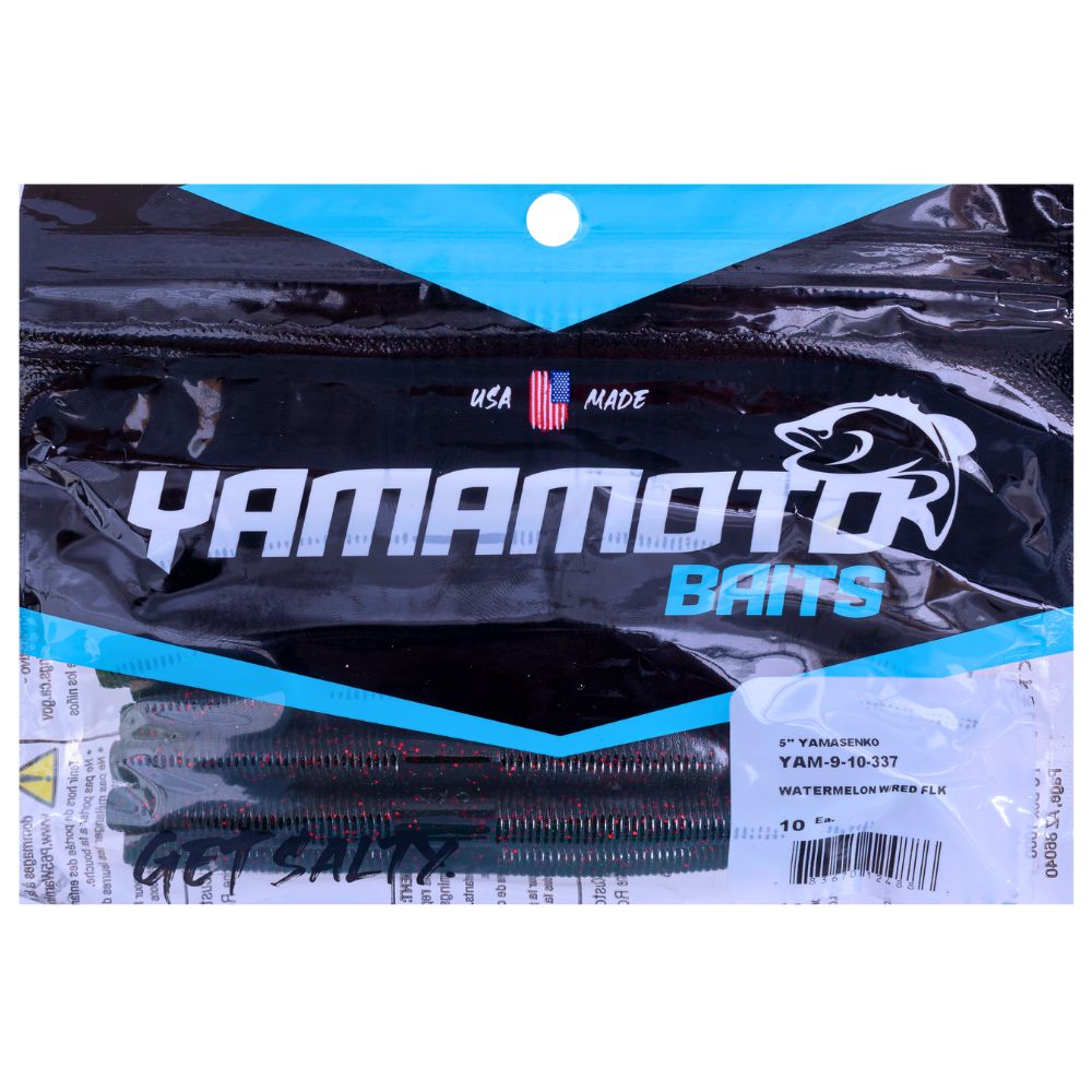 YAMAMOTO BAITS Soft Bait Lure YAMASENKO 5“ Watermelon/Red Flk - Image 3