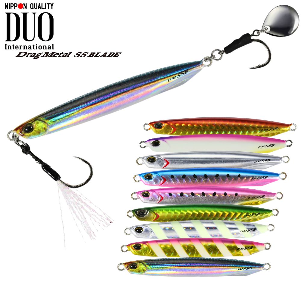 DUO Saltwater Casting Metal Jig Lure DRAG METAL SS BLADE 28g