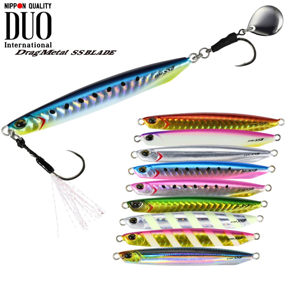 DUO Saltwater Casting Metal Jig Lure DRAG METAL SS BLADE 42g