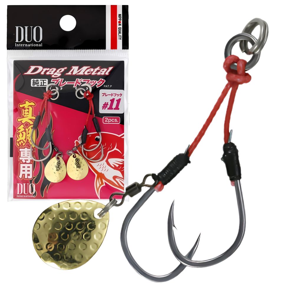 DUO Jigging Assist Blade DRAG METAL Madai Hook COLORADO/Gold