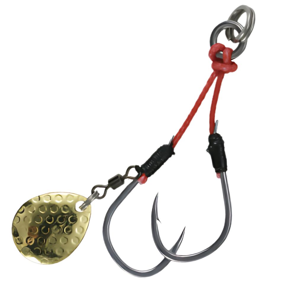 DUO Jigging Assist Blade DRAG METAL Madai Hook COLORADO/Gold - Image 2