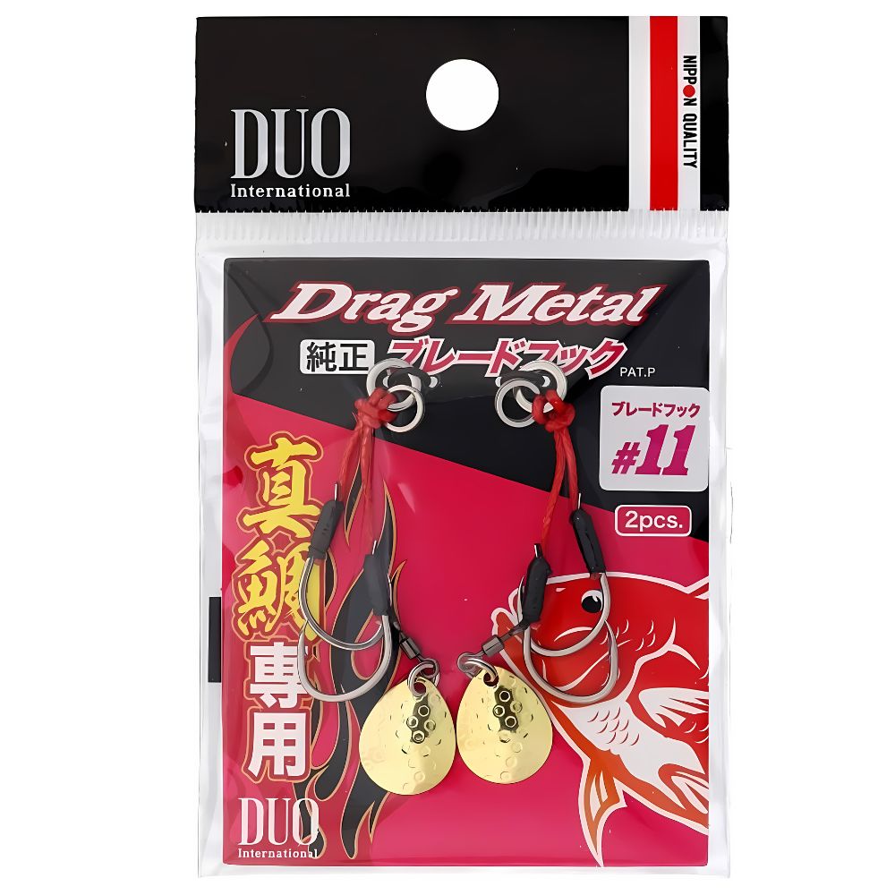 DUO Jigging Assist Blade DRAG METAL Madai Hook COLORADO/Gold - Image 3