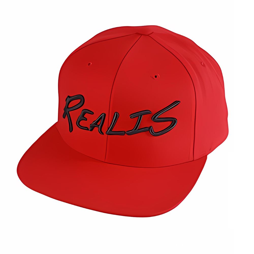 DUO Fishing 100% Cotton Headwear REALIS SNAPBACK CAP Red