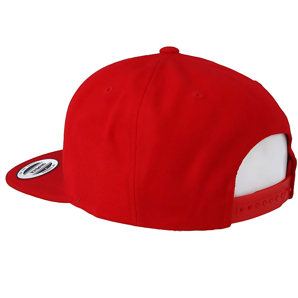 DUO Fishing 100% Cotton Headwear REALIS SNAPBACK CAP Red - Image 2