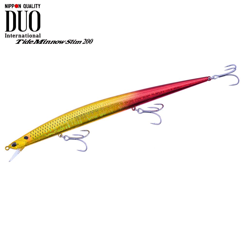 DUO Ultimate Long Minnow Floating Lure TIDE MINNOW SLIM 200 CPA0645 Mullet Burning Gold