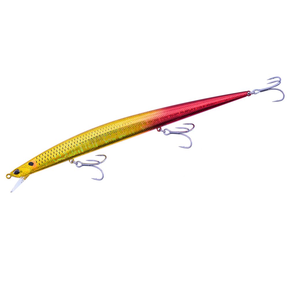 DUO Ultimate Long Minnow Floating Lure TIDE MINNOW SLIM 200 CPA0645 Mullet Burning Gold - Image 2