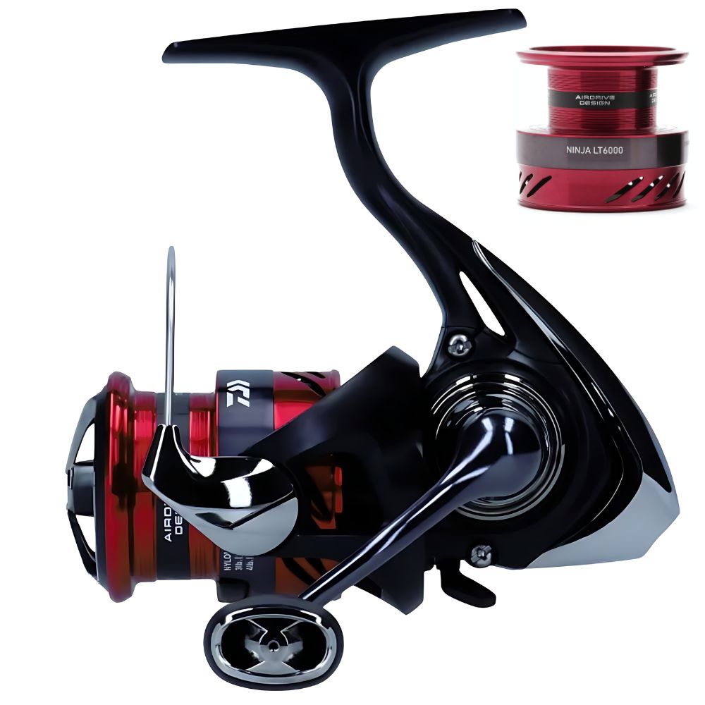 DAIWA Light And Tough Spinning Reel 23 NINJA LT + SPARE SPOOL 2000 - Image 2