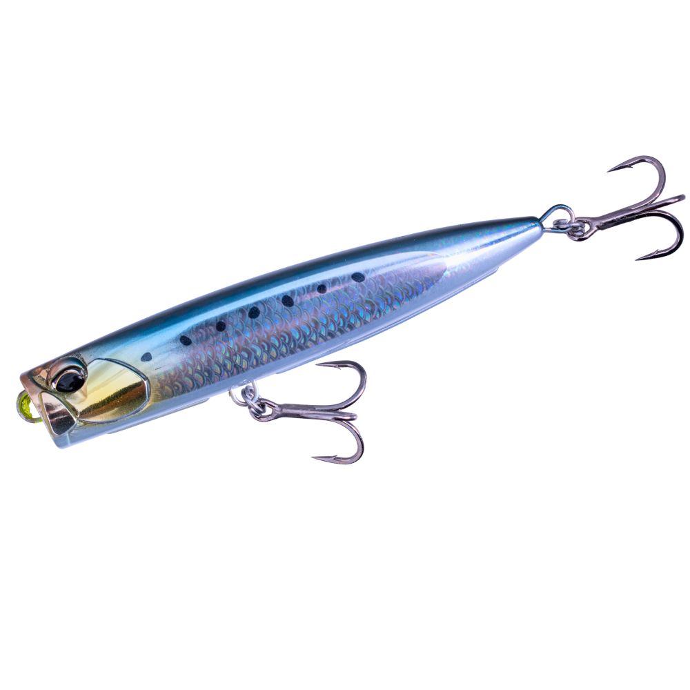 DUO Topwater Fishing Slim Popper Lure Rough Trail BUBBLY 135F CYA0860 Scaled Sardine - Image 2