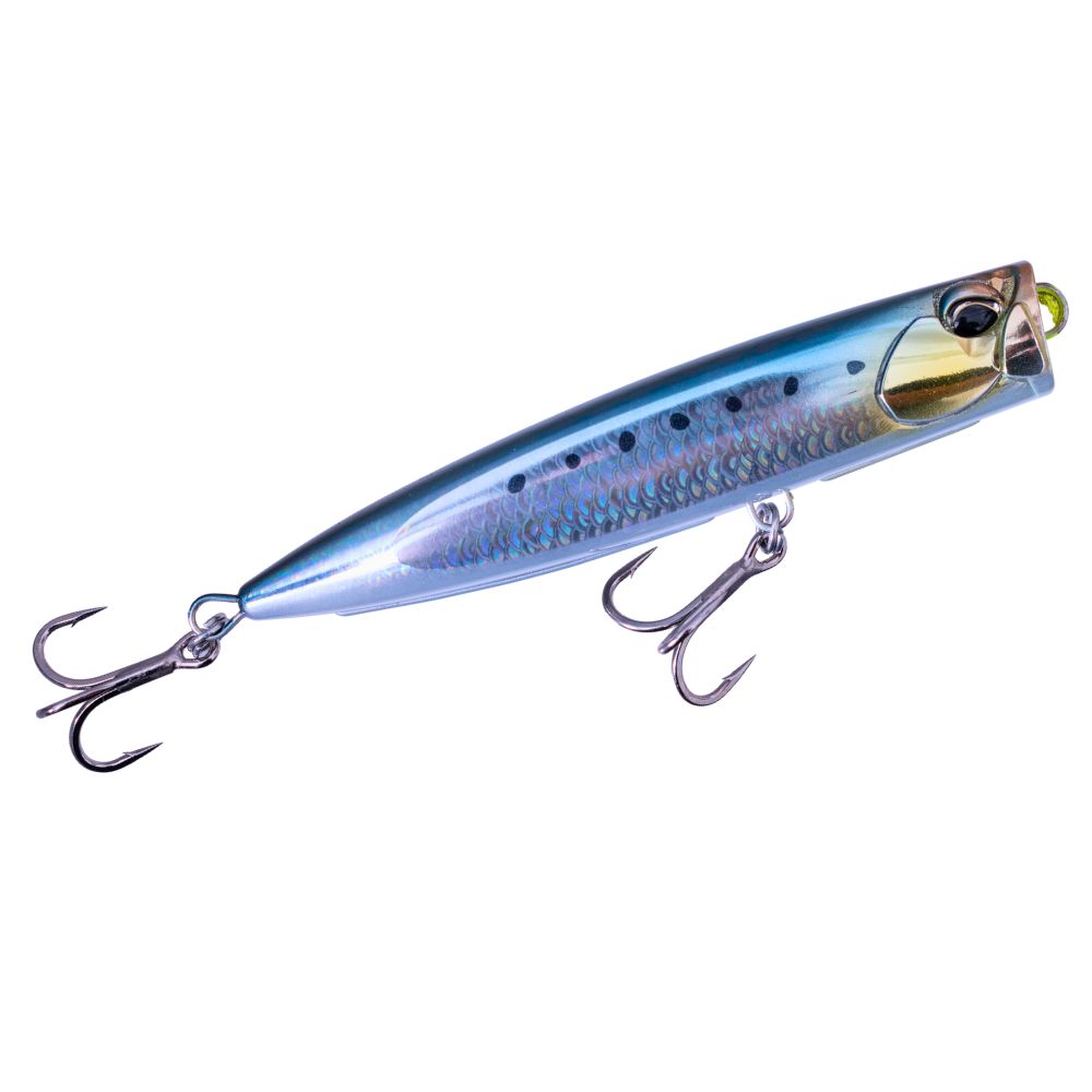 DUO Topwater Fishing Slim Popper Lure Rough Trail BUBBLY 135F CYA0860 Scaled Sardine - Image 3