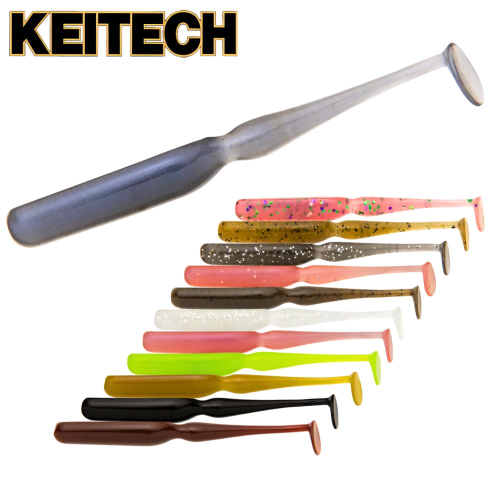 KEITECH Scented Soft Swimbait Lure SWING BAIT 2.8in/8pcs