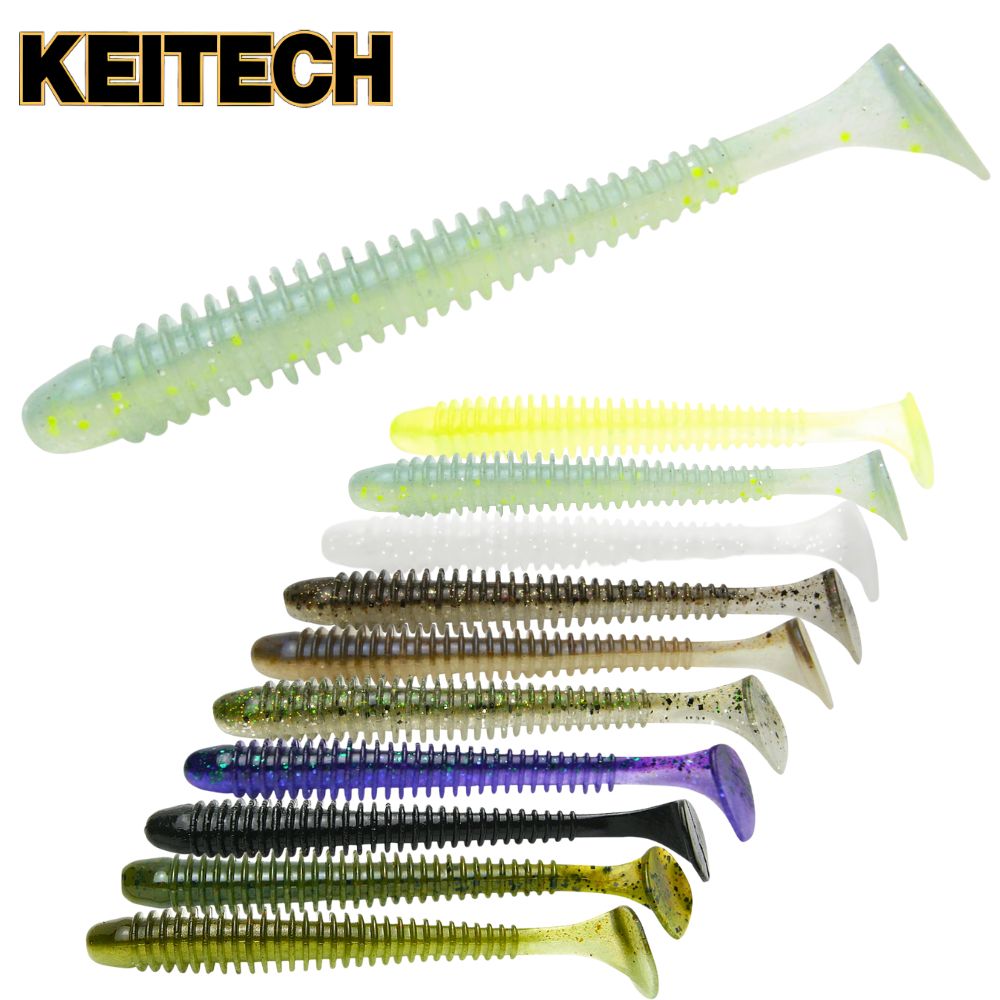 KEITECH Scented Soft Swimbait Lure SWING IMPACT 2in/12pcs