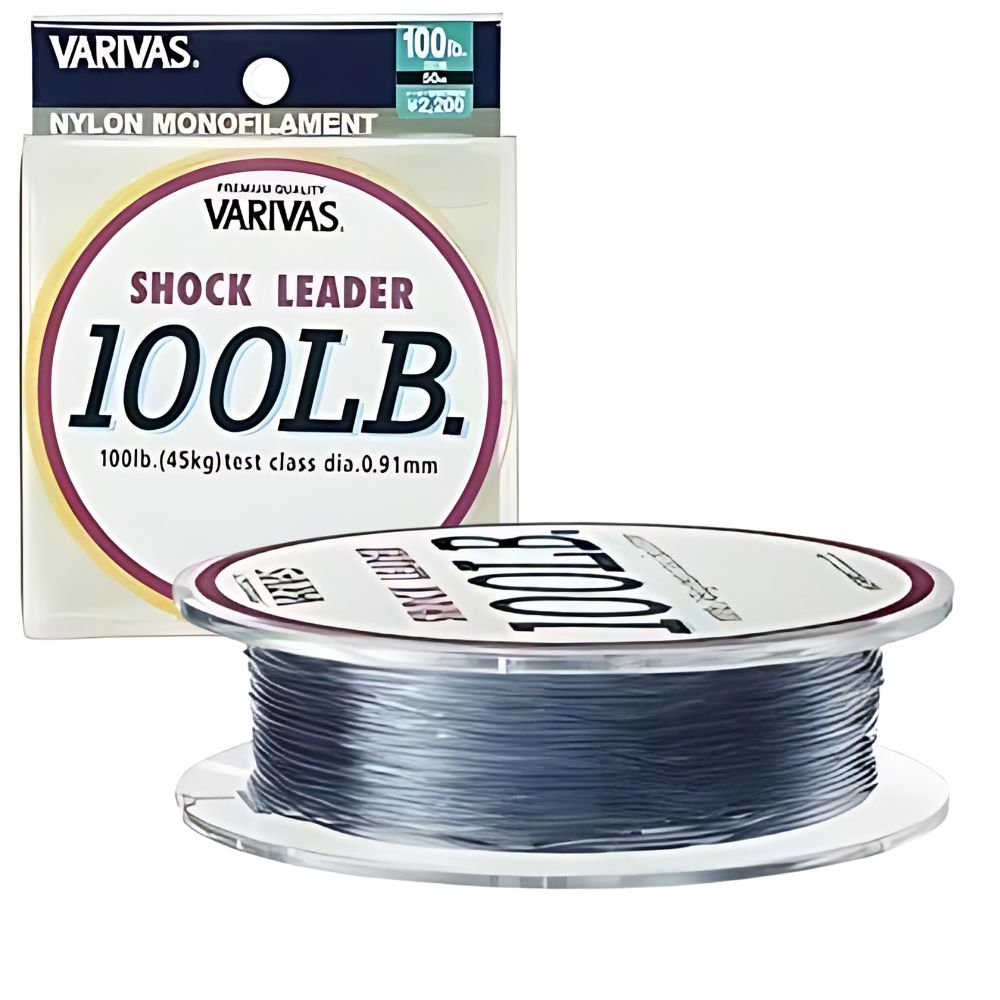 VARIVAS Saltwater Game Fishing Nylon Monofilament SHOCK LEADER Line 100lb/0.91mm 50m