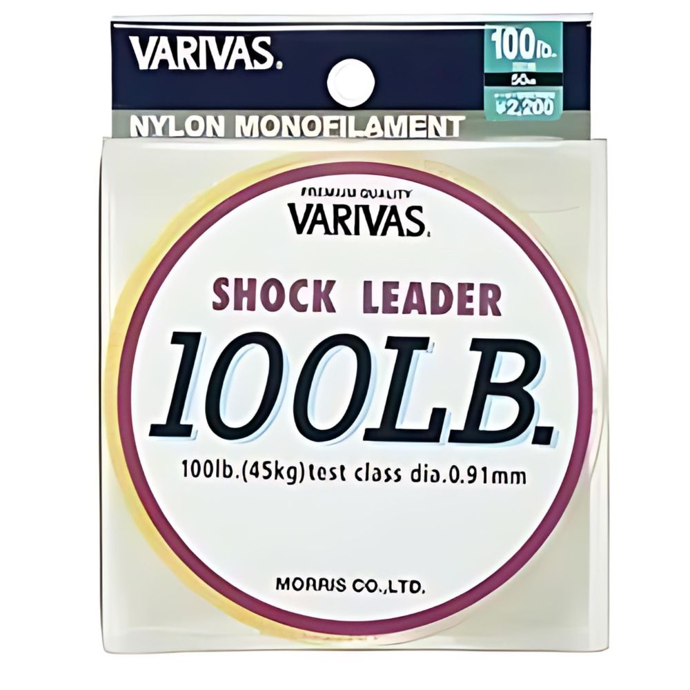 VARIVAS Saltwater Game Fishing Nylon Monofilament SHOCK LEADER Line 100lb/0.91mm 50m - Image 3