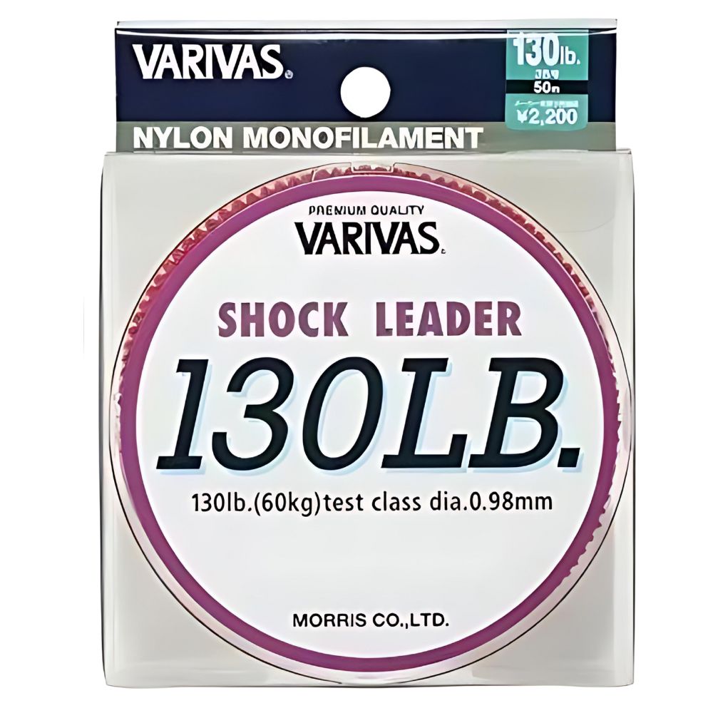 VARIVAS Saltwater Game Fishing Nylon Monofilament SHOCK LEADER Line 130lb/0.98mm 50m - Image 3