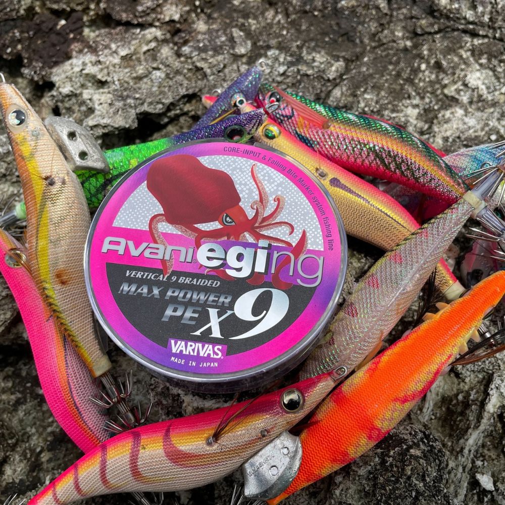 VARIVAS Squid Fishing Braid Line Avani Eging Max Power X9 PE0.6/14lb 150m White-Marking - Image 9