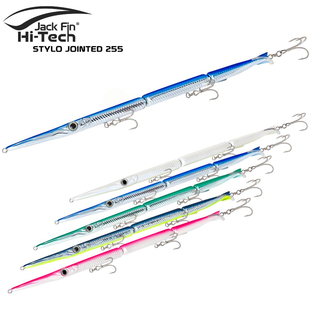 JACK FIN High Tech Needlefish Swimbait Lure JOINTED STYLO 255 UPGRADED