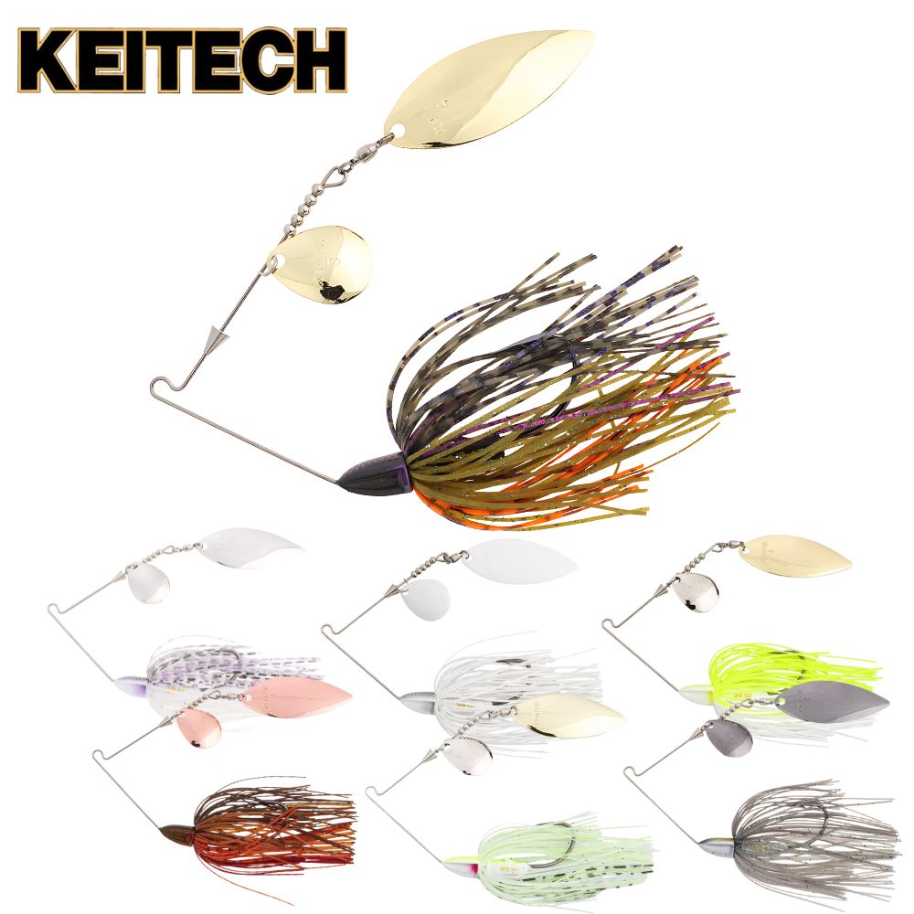 KEITECH Spinnerbait Lure TEE-BONE Tandem Willow TW 3/8oz