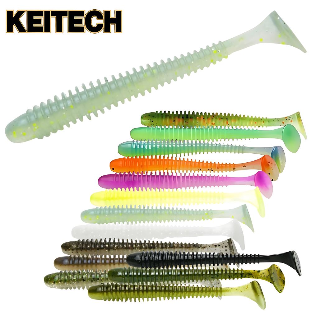 KEITECH Scented Soft Swimbait Lure SWING IMPACT 3.5in/8pcs