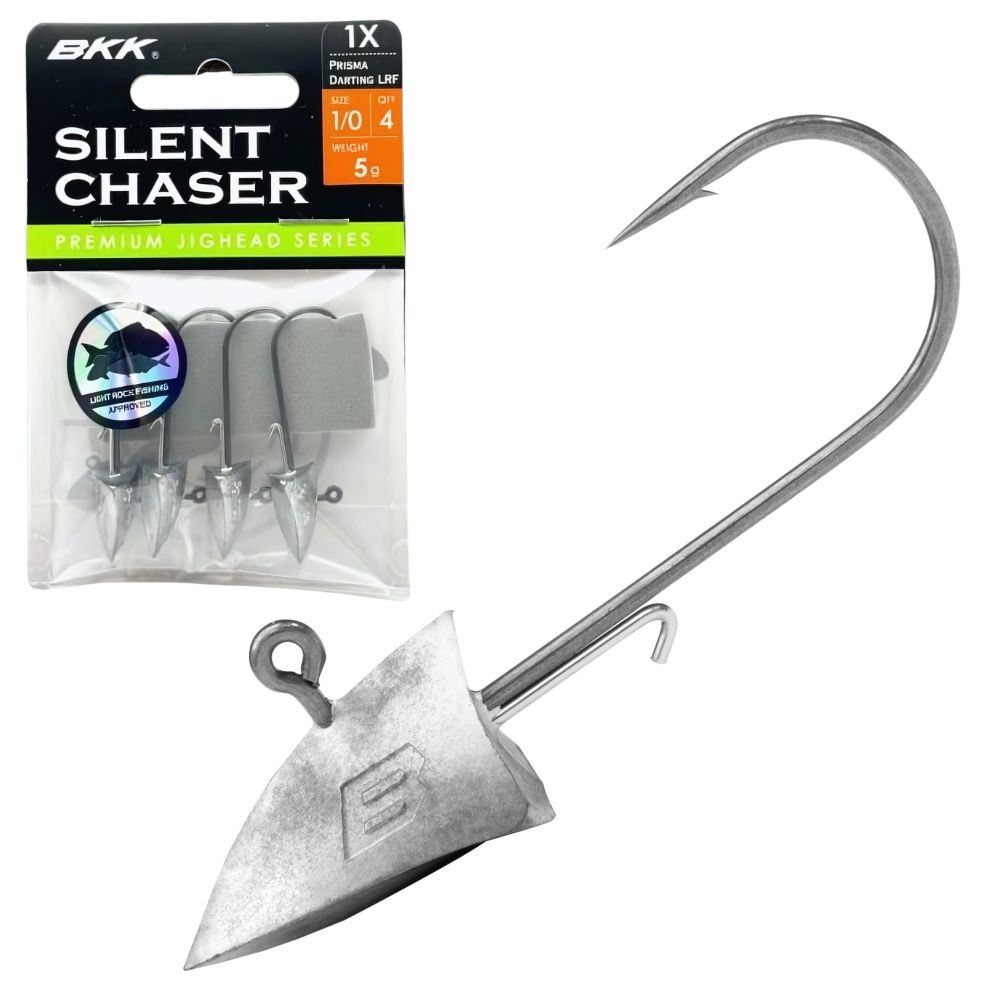 BKK Premium Jighead Serie SILENT CHASER PRISMA DARTING SS