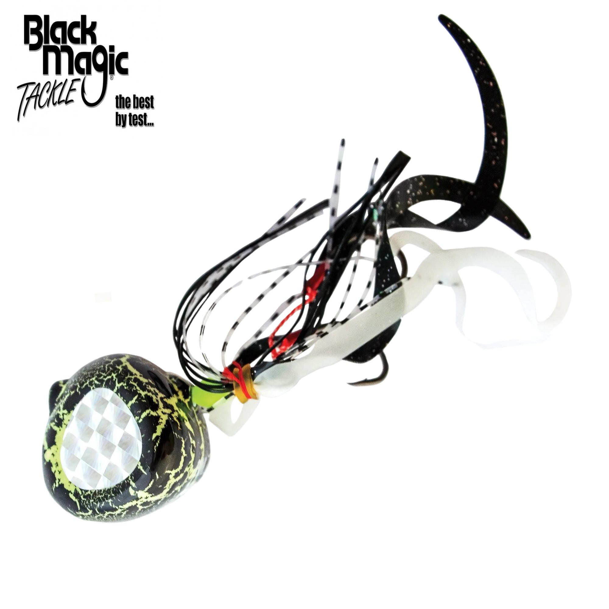 BLACK MAGIC Heavy Duty Slider Kabura Jig SUNAKKU 200G Black Lumo