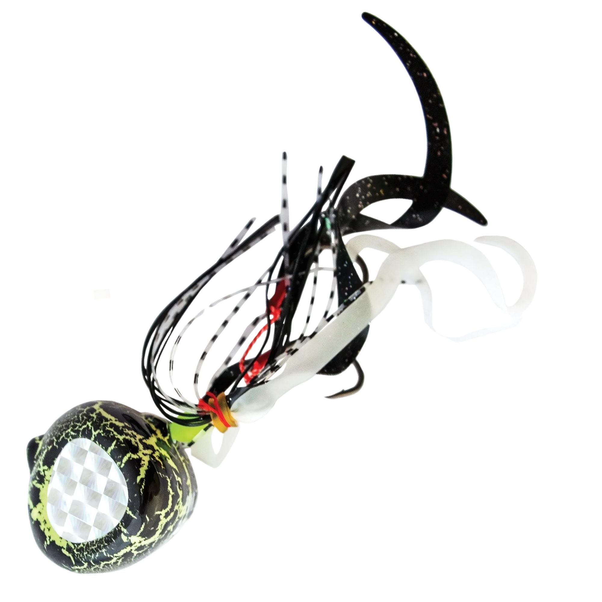 BLACK MAGIC Heavy Duty Slider Kabura Jig SUNAKKU 200G Black Lumo - Image 2