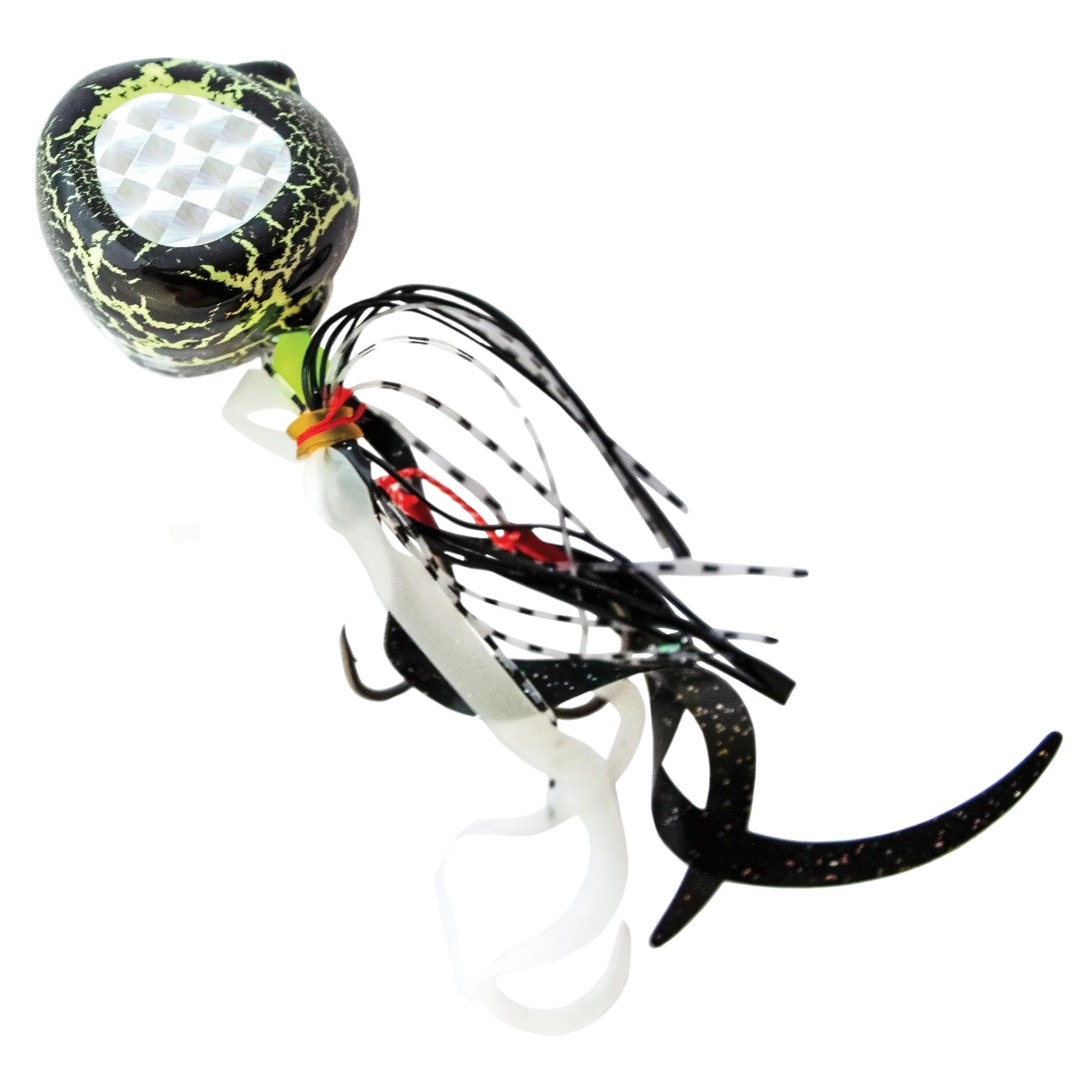 BLACK MAGIC Heavy Duty Slider Kabura Jig SUNAKKU 200G Black Lumo - Image 3
